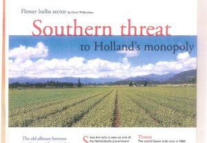 Southern threat to Holland’s monopoly（February 18th, 2008）