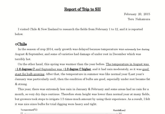 Report of Trip to SH（Feb 20, 2015）