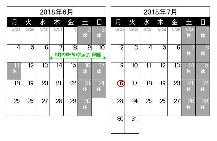 営業日のお知らせ（2018/5/25）